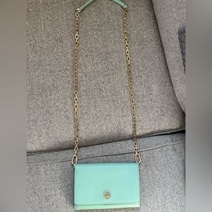 Mint Green Tory Burch Cross Body Bag